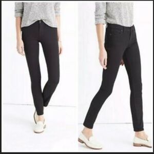 Madewell black skinny jeans